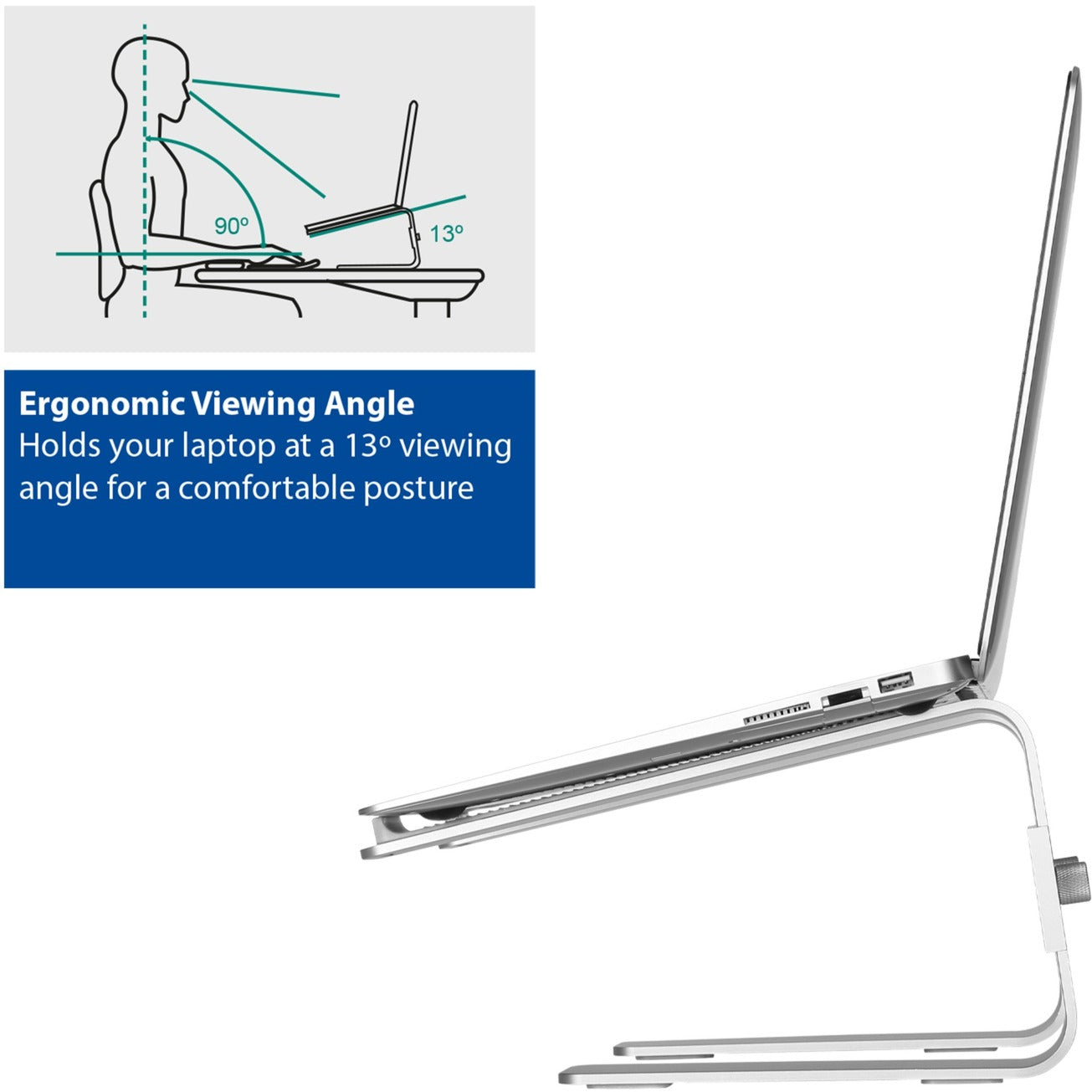 ACT Connectivity laptop la computadora portátil aluminio estándar
