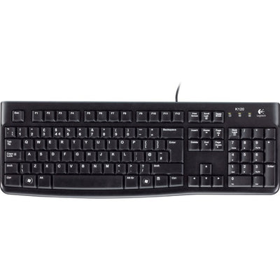 Logitech Logitech K120 Style business tastiera USB [USB, 104-key, numpad, durevole, nero]