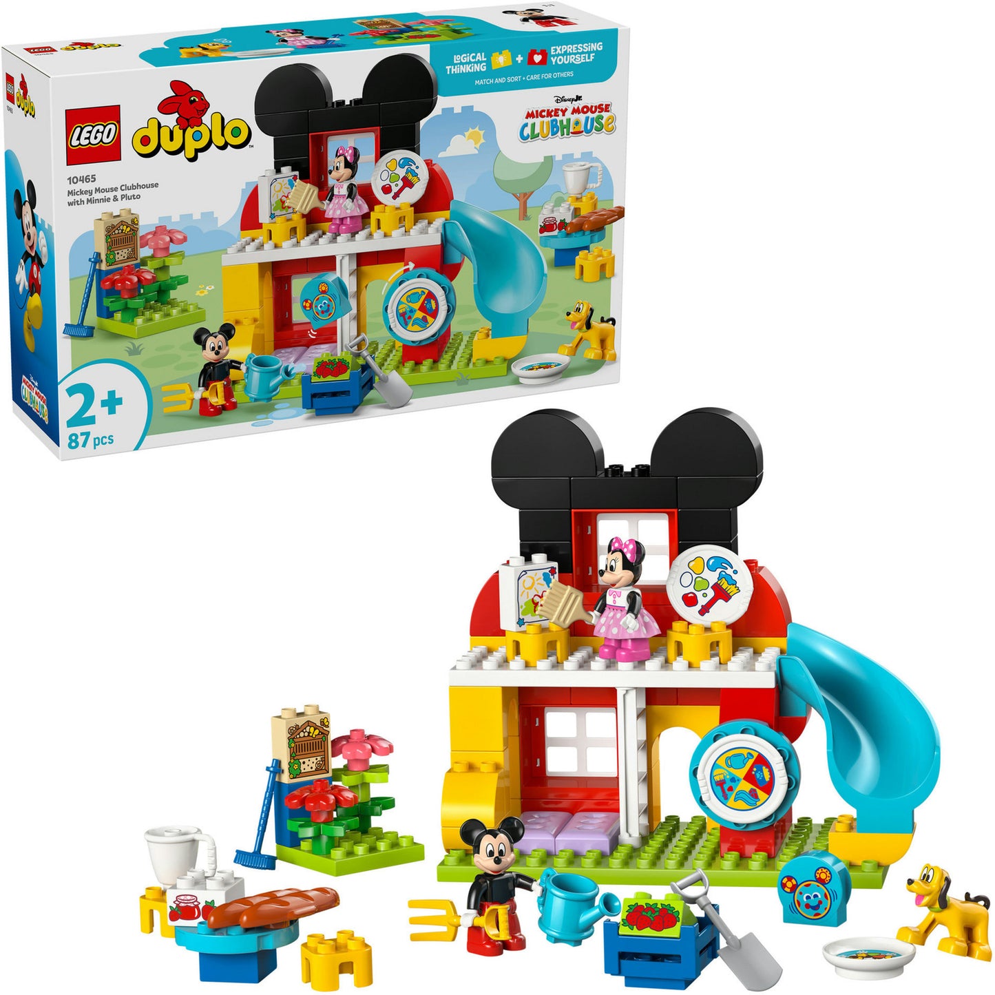 Lego duplo - mickey mouse clubhuis met minnie en pluto constructiespeelgoed (10465)
