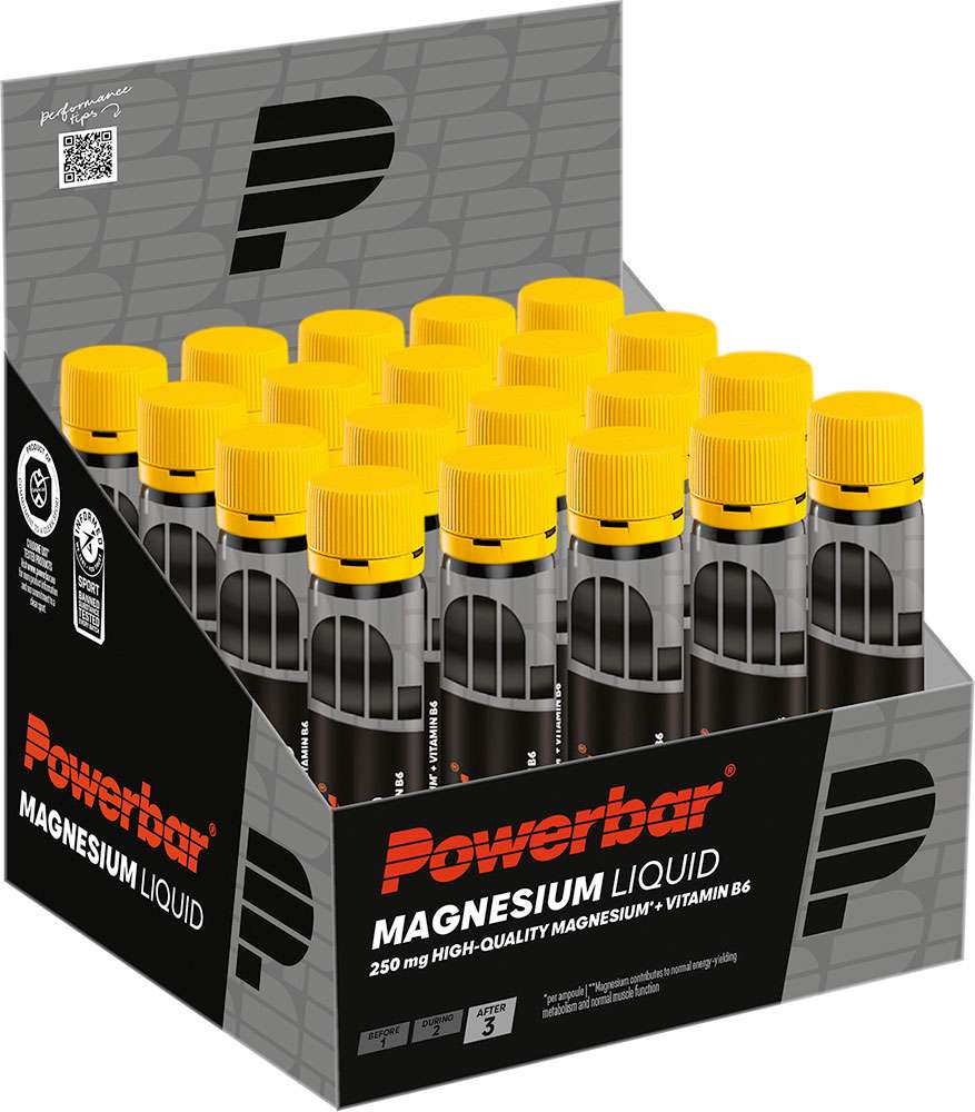 Powerbar black line magnesio liquido ampolla 20x25 ml