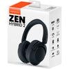Creative zen hybrid 2 over-ear hoofdtelefoon (zwart, bluetooth 5.2, usb-c, hybride anc)