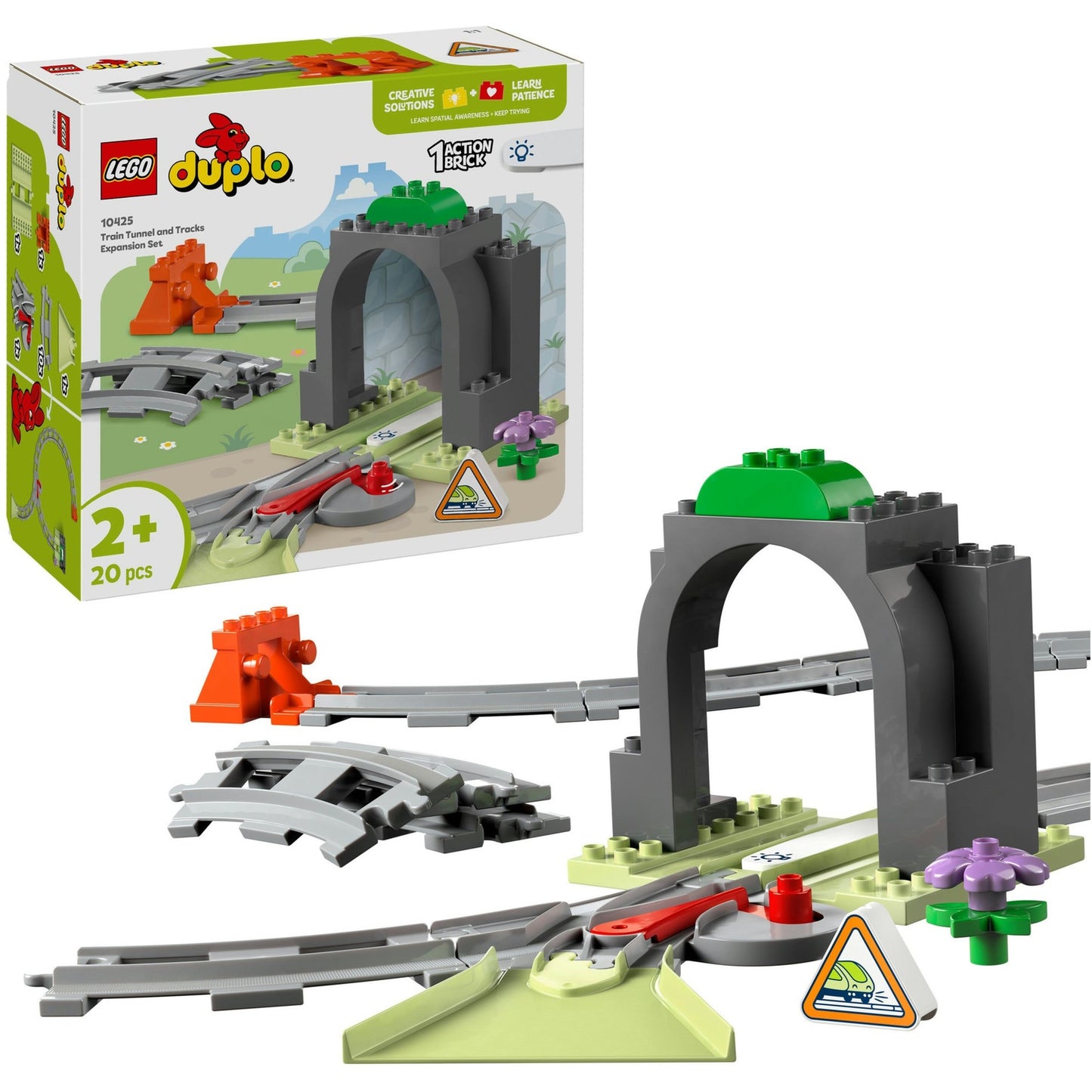 Lego Lego Duplo Town 10425 Treintunel and Rails Expansion Set