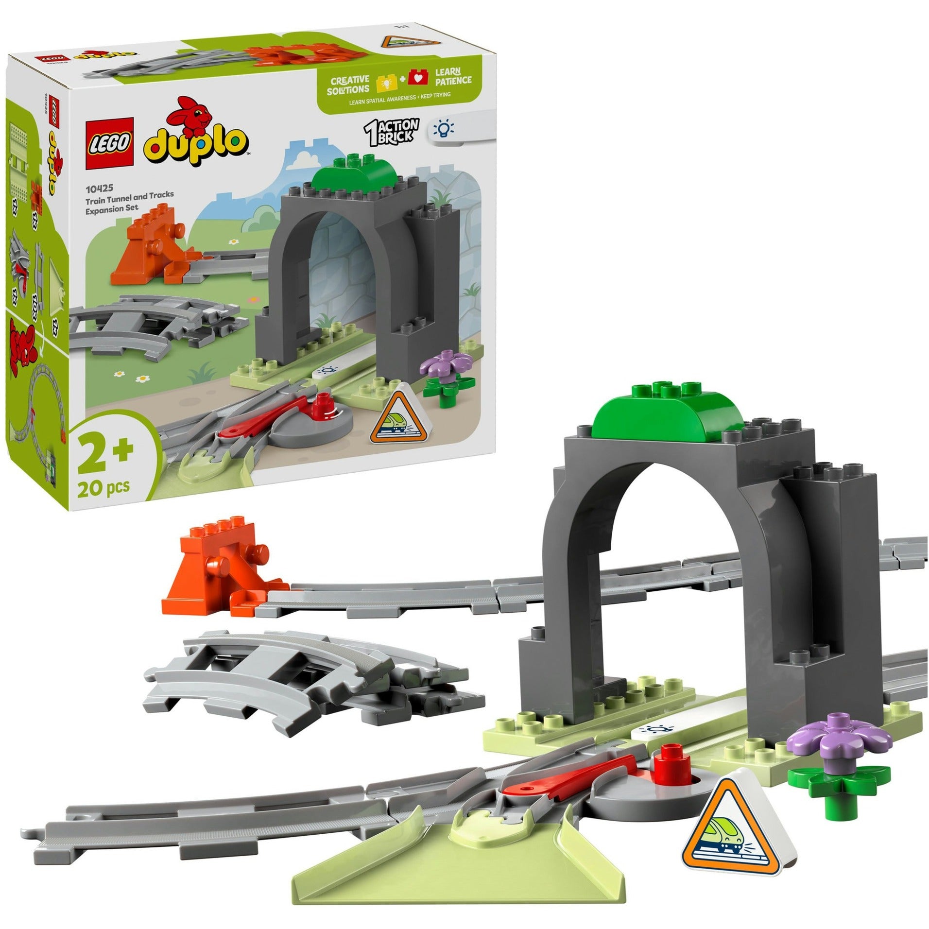 Lego Lego Duplo Town 10425 Treintunel and Rails Expansion Set