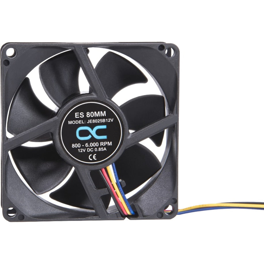 Alphacool es 80mm 800-6000rpm ventilador con caja (negro, 80 x 80 x 25 mm, pwm)
