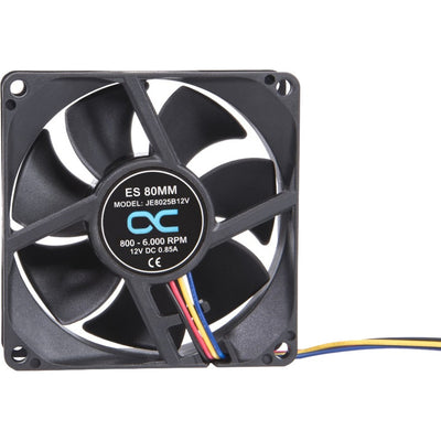 Ventola della custodia Alphacool es 80mm 800-6.000 giri/min (nera, 80 x 80 x 25 mm, pwm)