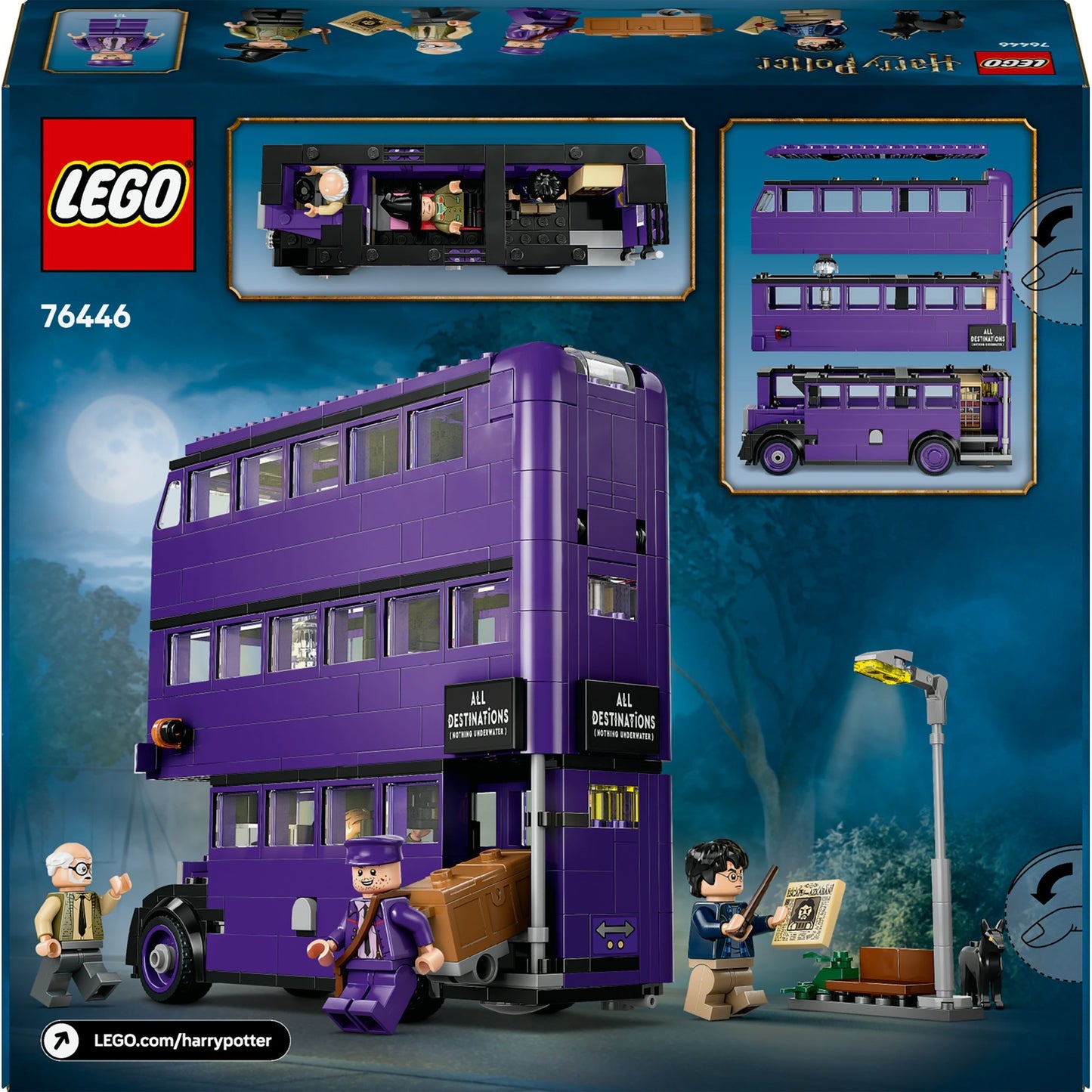 LEGO 76446 Aventura de autobús de la colección Harry Potter