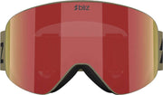 Bliz flow brown w red multi - ski goggle - afbeelding 2