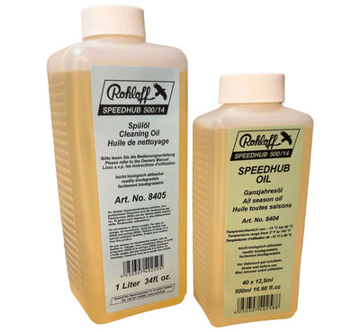 Aceite Rohloff de speedhub 500 14 set aceite para todas las estaciones 500ml aceite de limpieza 1000ml