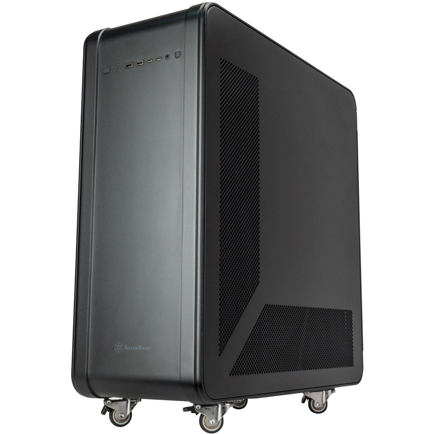 Custodia Silverstone alta t1 big tower (nera | 2x USB-A | 2x USB-C)