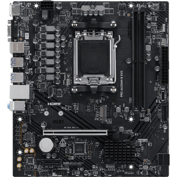 Scheda madre MSI Pro A620AM-B EVO Socket AM5 (RAID, 2,5 GB-LAN, audio, µATX)