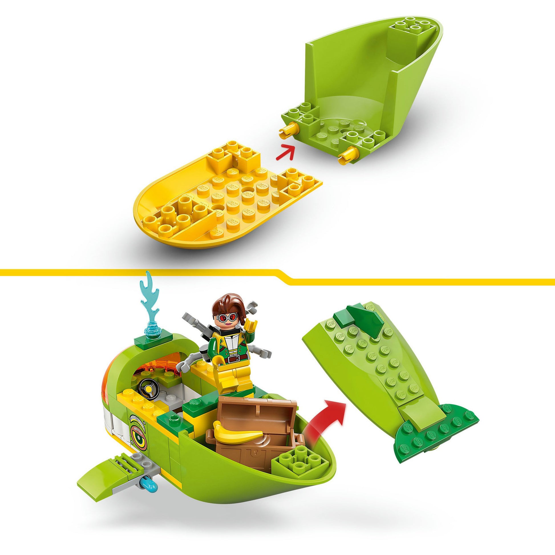 Lego marvel 11207 spidey: vehículos submarinos