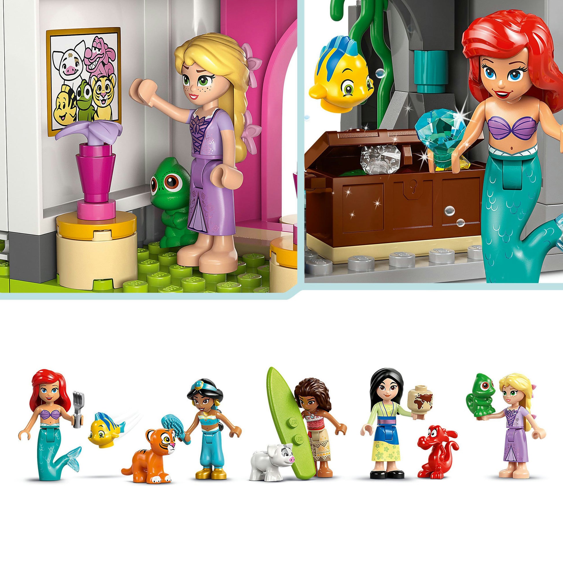 Disney LEGO 43267 Principessa Principessa Castello e Pets Royal