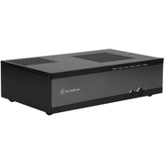 Silverstone milo ml05b htpc behuizing (zwart | 2x usb-a) - afbeelding 1