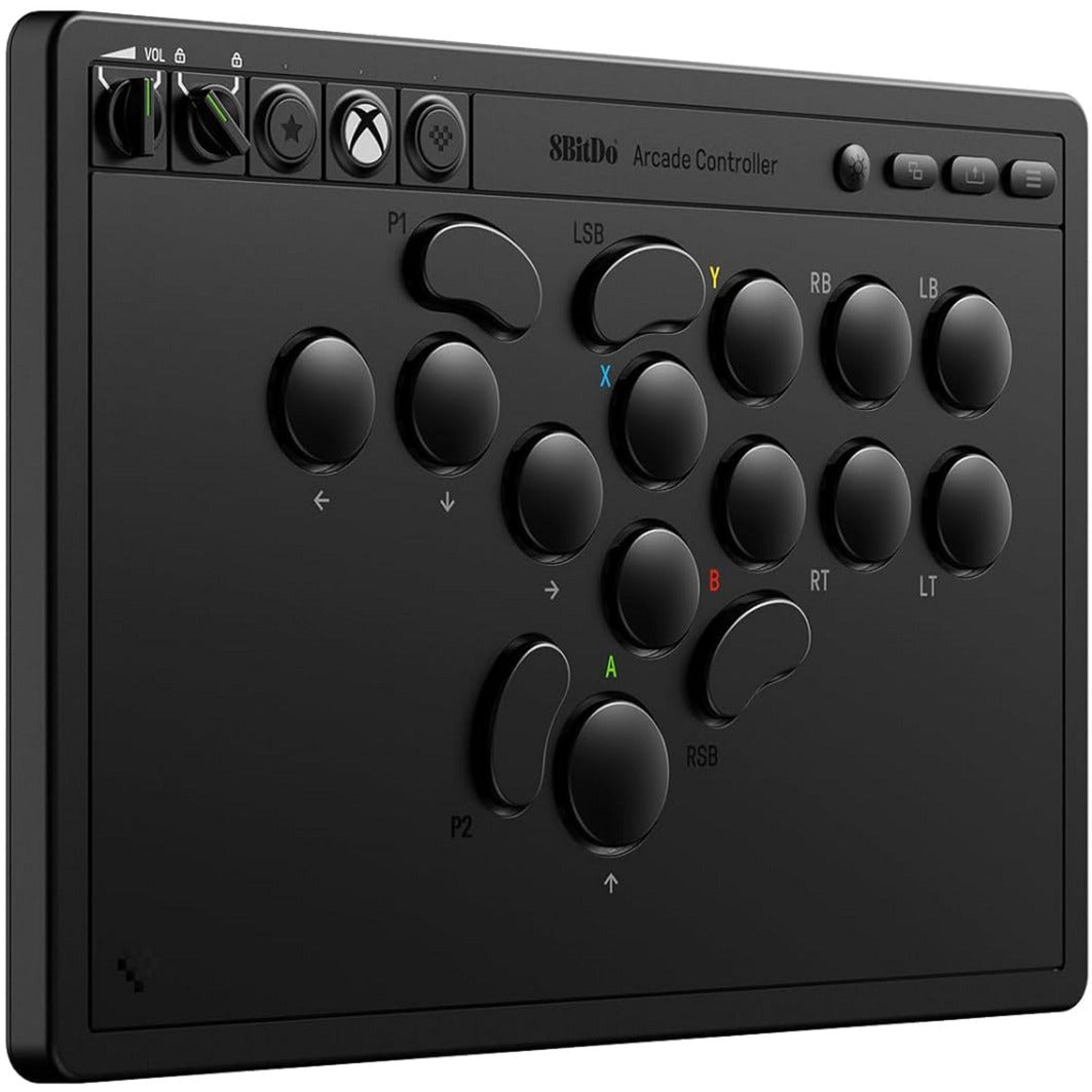 Controller arcade 8bitdo per xbox (nero, USB 2,4 GHz, serie xbox x|s, xbox one, PC)