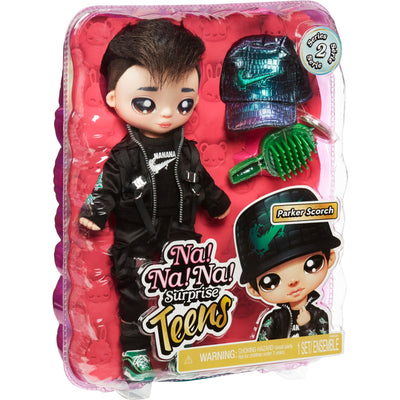 Mga entertainment na! na! na! surprise teens fashion doll - parker scorch (dragon boy) pop