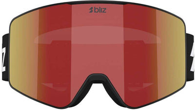 Maschera da sci multiuso Bliz g001 marrone w rosso