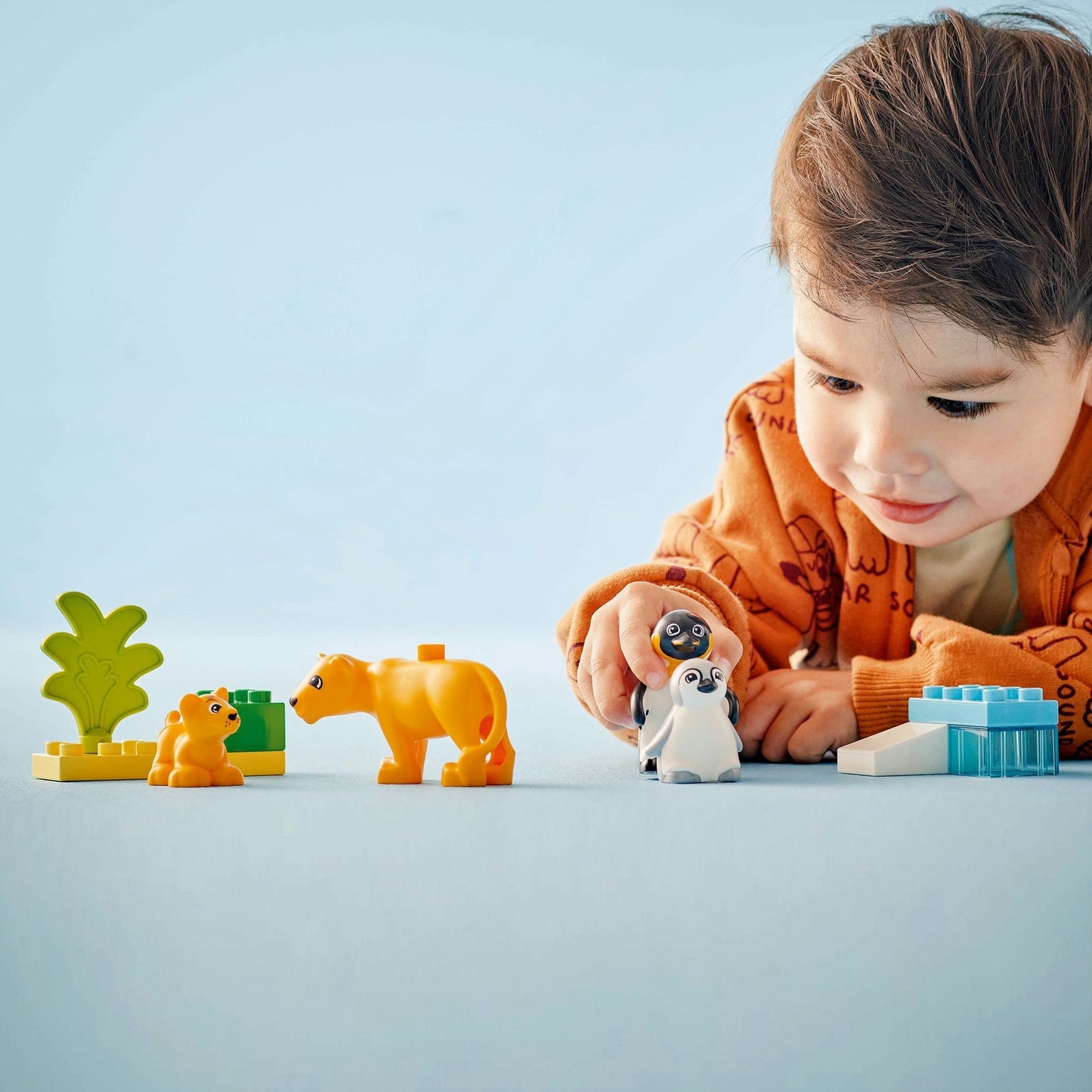 LEGO LEGO DUPLO CITTÀ 10442 Famiglie di animali selvatici: Penguins e Leeuwen