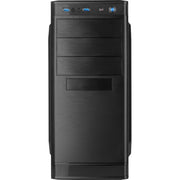 Inter-tech it- 5905 midi tower behuizing (zwart | 2x usb-a) - afbeelding 2