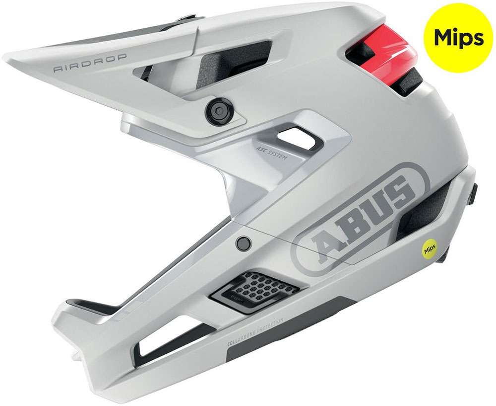 Abus Helm Airdrop Mips Polar White S-M 52-58 cm