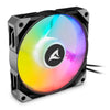 Sharkoon rebel f50 pwm rgb case fan (zwart, 120 x 120 x 25 mm)