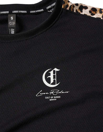 Loose riders leopard - women's long sleeve jersey