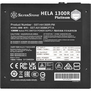 Silverstone hela 1300r platinum, modulaire 1300 watt voeding (zwart, 8x pcie) - afbeelding 8