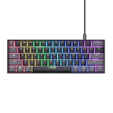 Trust gxt 867 acira 60% mini mechanisch gaming toetsenbord (zwart, us lay-out (qwerty), outemu red, 60%, rgb) - afbeelding 3