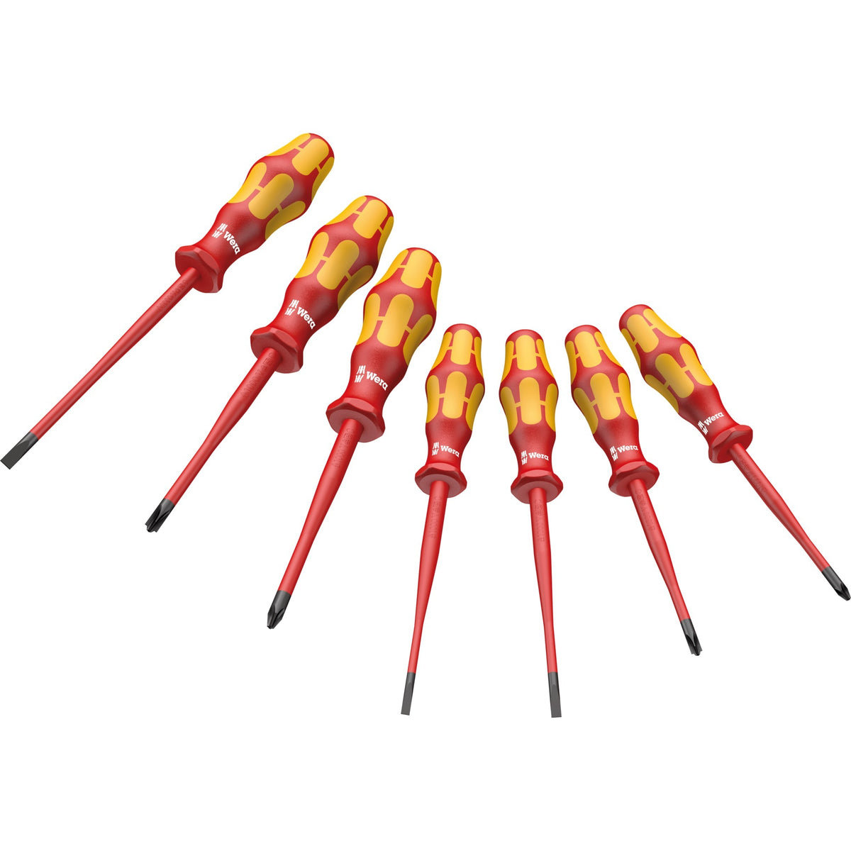 Wera 160 ISS 7 Screwdriver set Kraftform Plus series