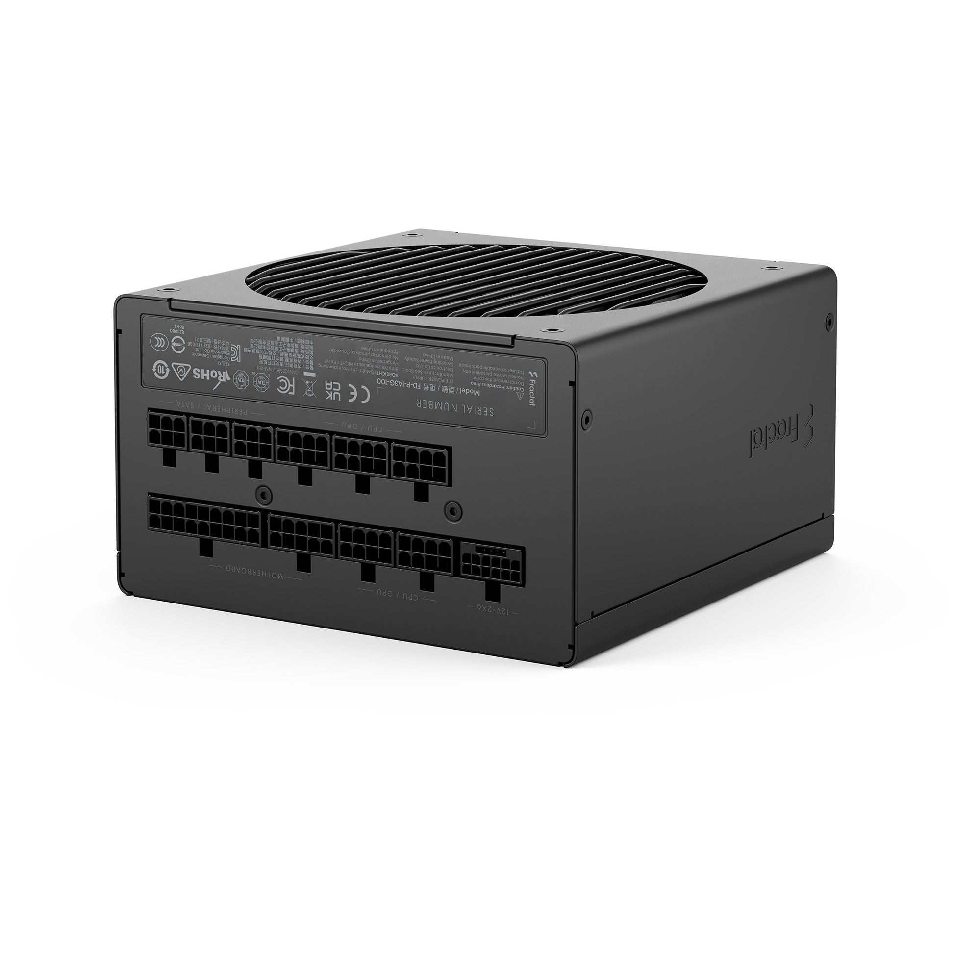 Alimentatore modulare da 1000 watt Fractal design ion gold 3 (nero, 1x 12v-2x6, 3x pcie)