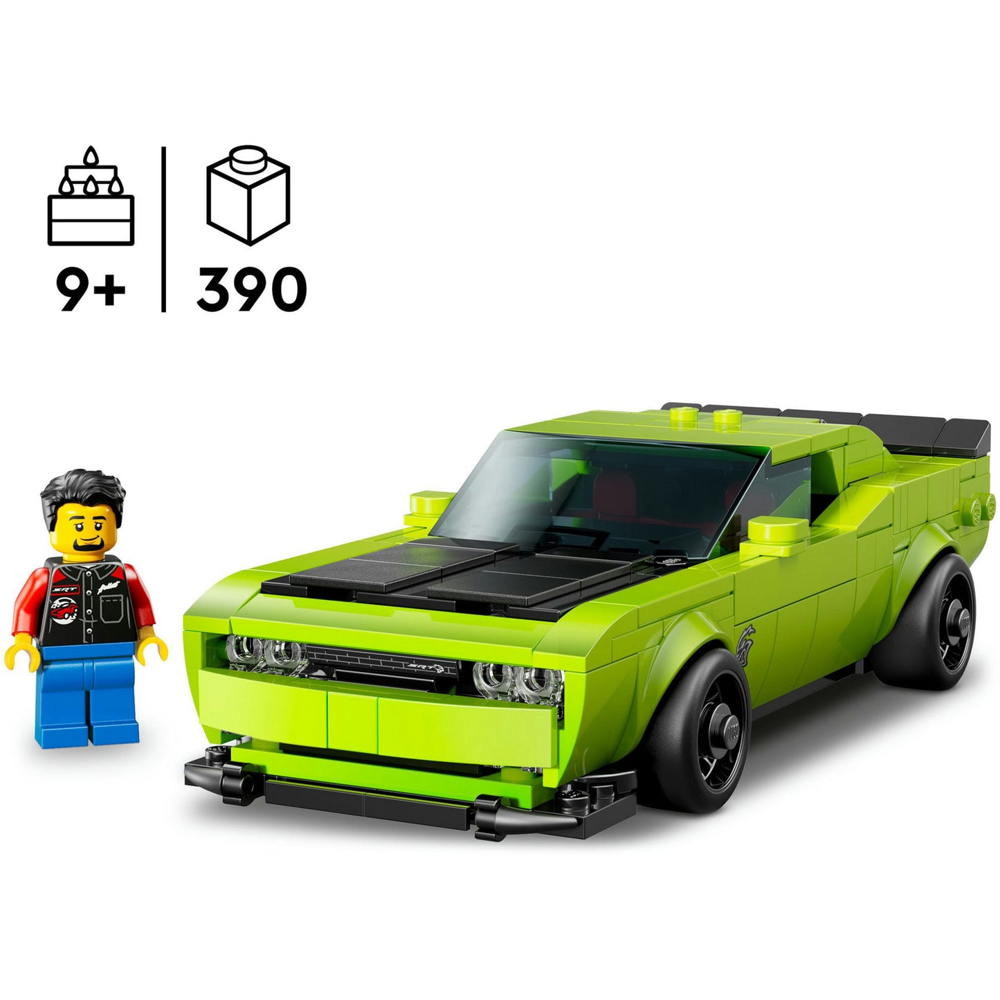 LEGO Speed ​​Champions 77237 Dodge Challenger Srt Hellcat Sports Car