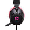 Powera Lucidsound LS10 Cuffie da gioco cablate - Cuffie da gioco over-ear con branding Midnight (Nero Rosa, Playstation 5, Playstation 4, Xbox Series X|s, Xbox One, PC, Mobile)