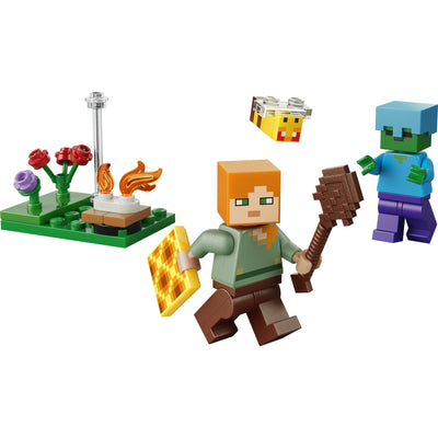 Lego minecraft 30732 alex y la batalla en la fogata