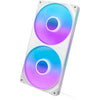 Nzxt f280 rgb core case fans (wit, 2 stuks, 280 x 140 x 26 mm)