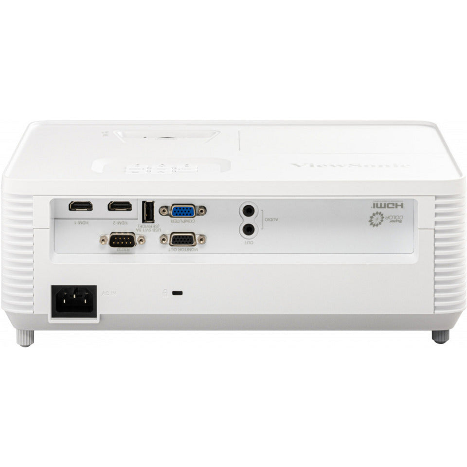 Viewsonic ps502w wxga short throw dlp-projector (wit, 4000 ansi lumen, voor zakelijk gebruik en onderwijs)
