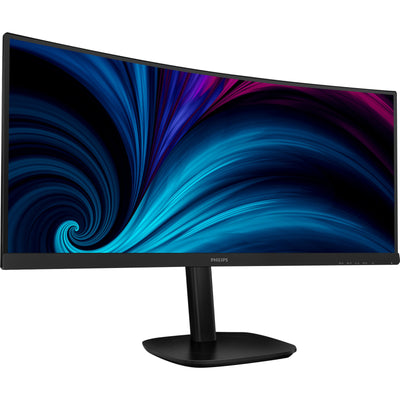 Monitor ultrawide curvo Philips 34b2u3600c 34 (nero, HDMI, porta display, 4x USB-A, USB-B, USB-C, RJ-45)