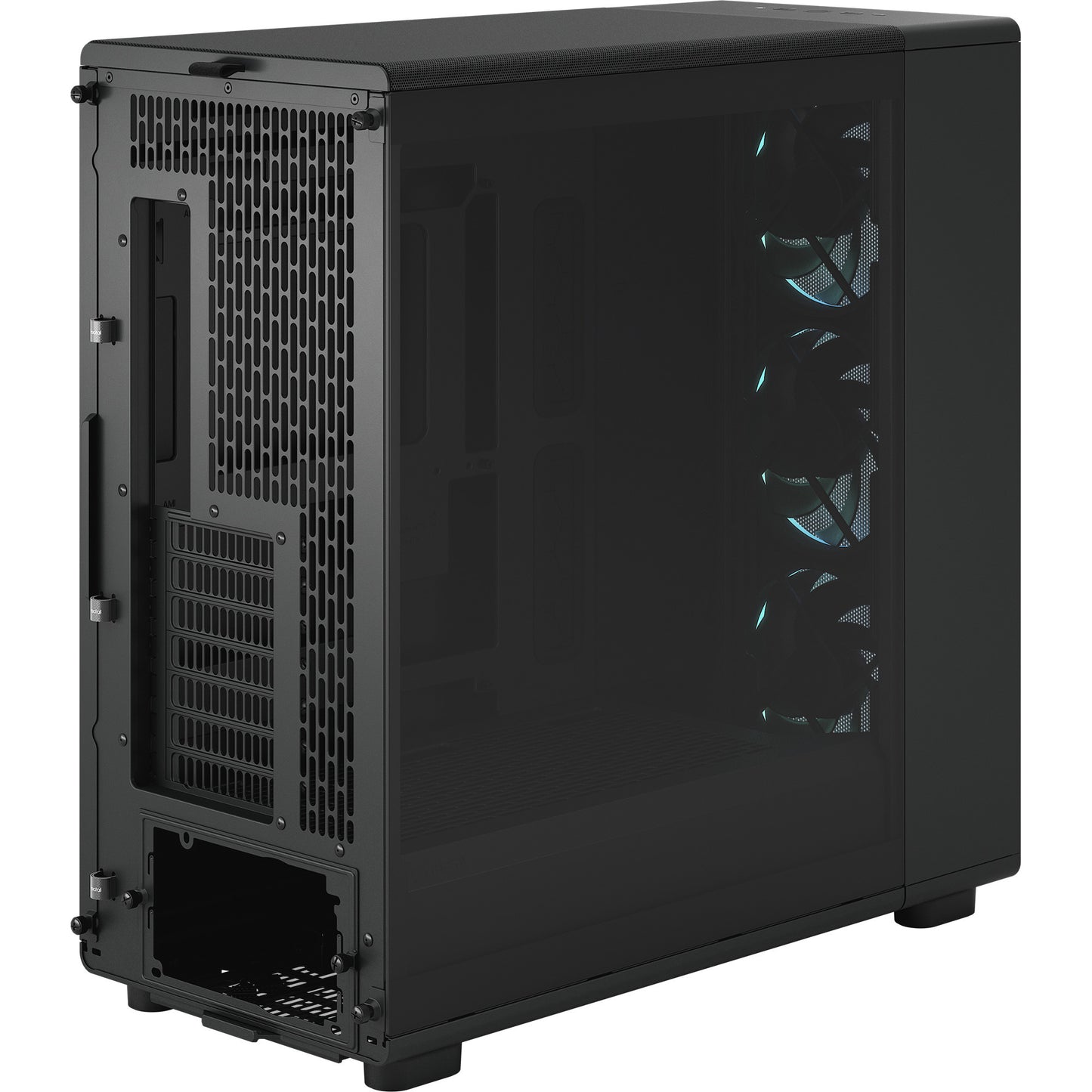 Fractal design epoch xl tg rgb midi tower custodia (nero | 2x usb-a | 1x usb-c | rgb | vetro temperato)
