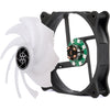 Silverstone air blazer 120r rgb case fan (zwart, 120 x 25 x 120 mm, pwm)