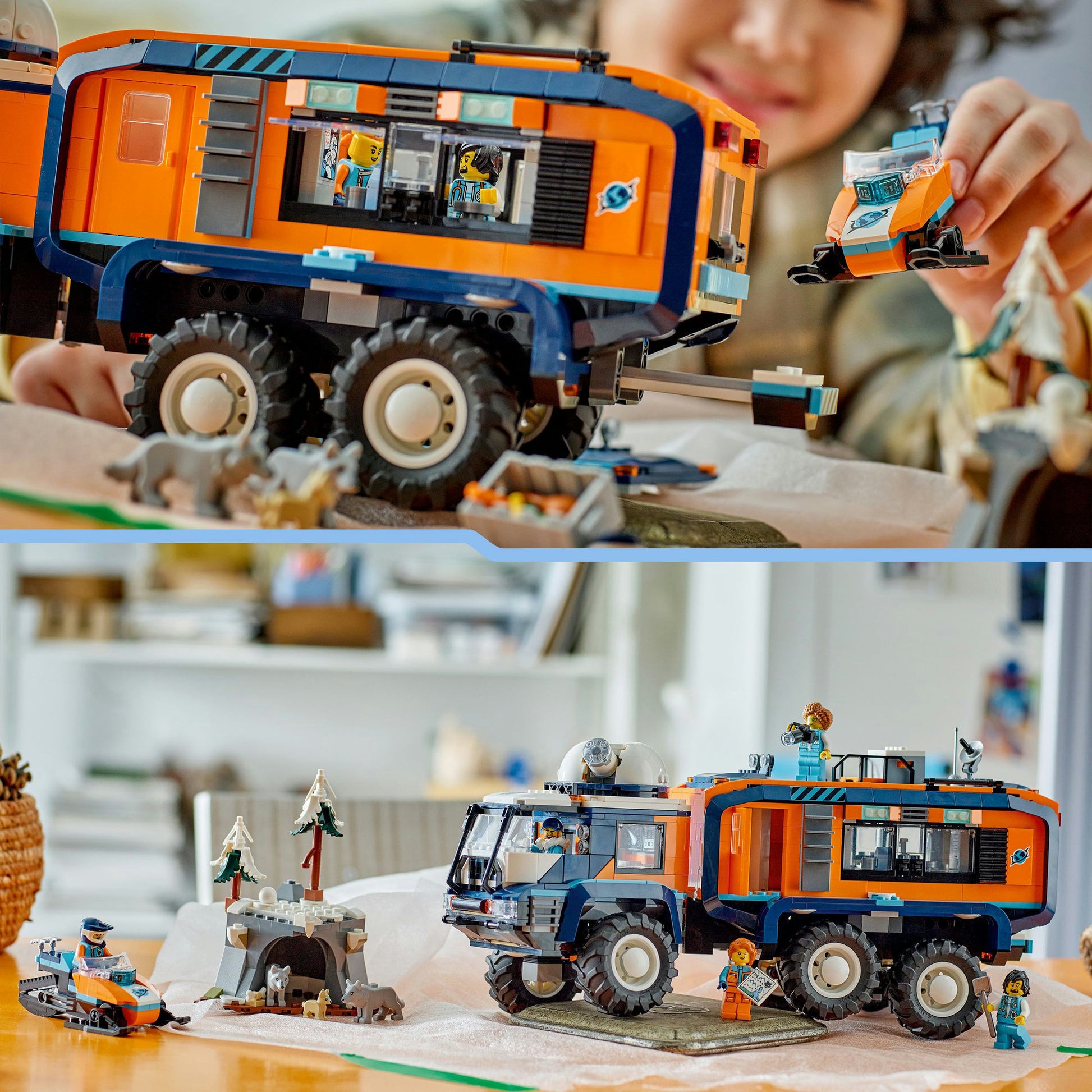 ABI LEGO 60471 Camión de laboratorio de exploración de la ciudad en el Polo Norte
