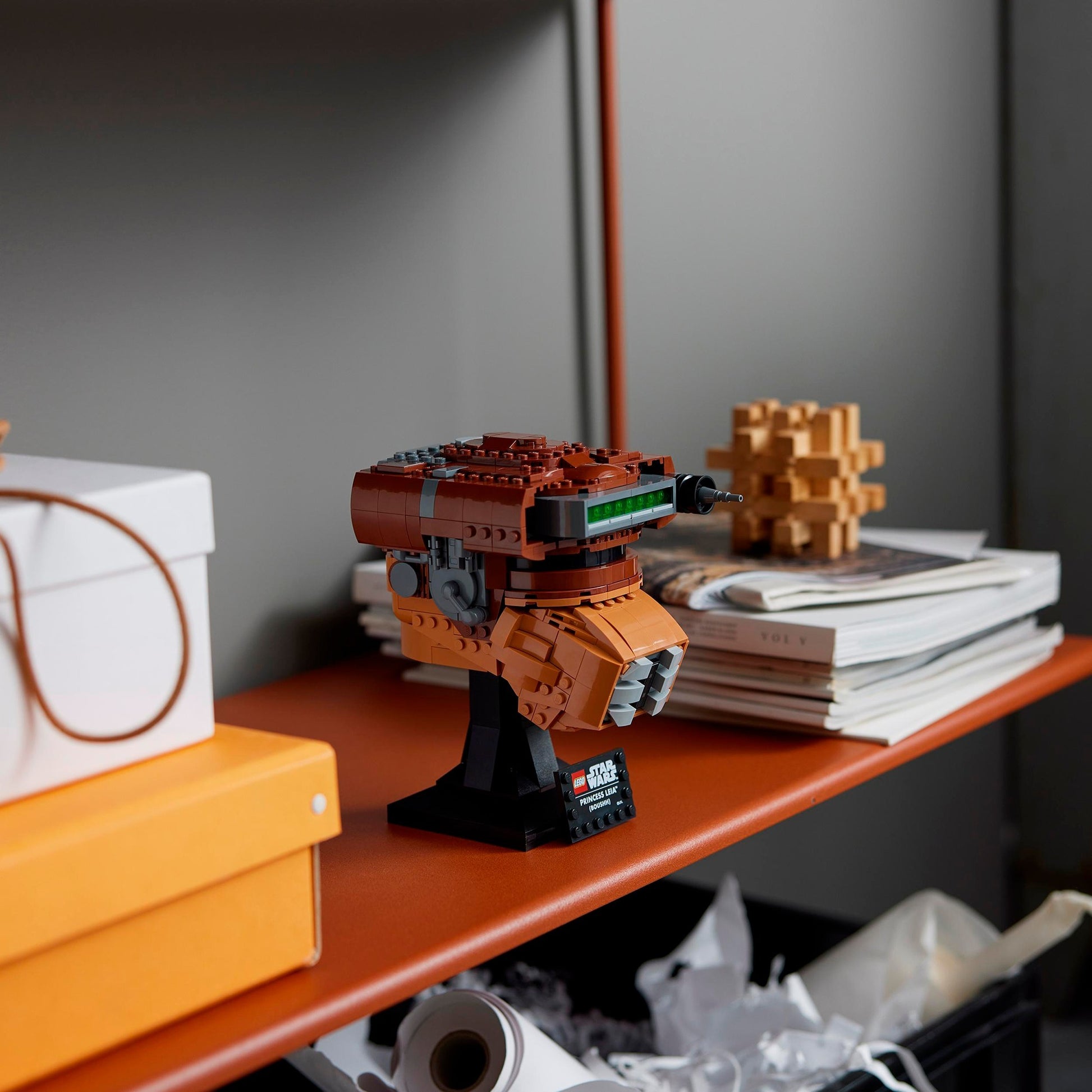 Lego Star Wars - Giocattolo per la costruzione del casco della Principessa Leia (Boushh) (75351)