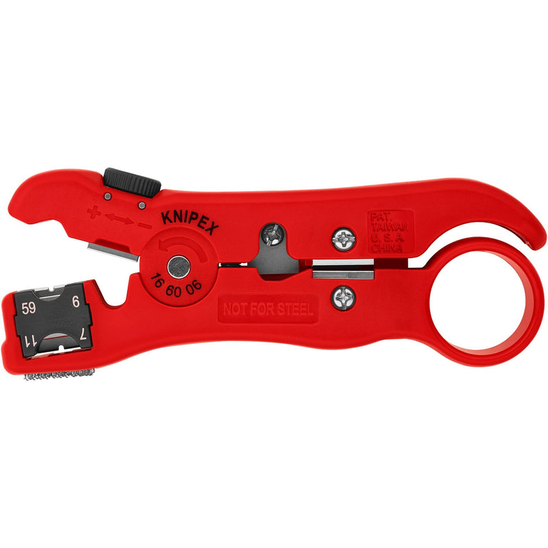 Knipex striptang para cables de datos coaxen 166006SB