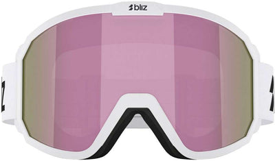 Maschera da sci multiuso Bliz rave brown w rosa