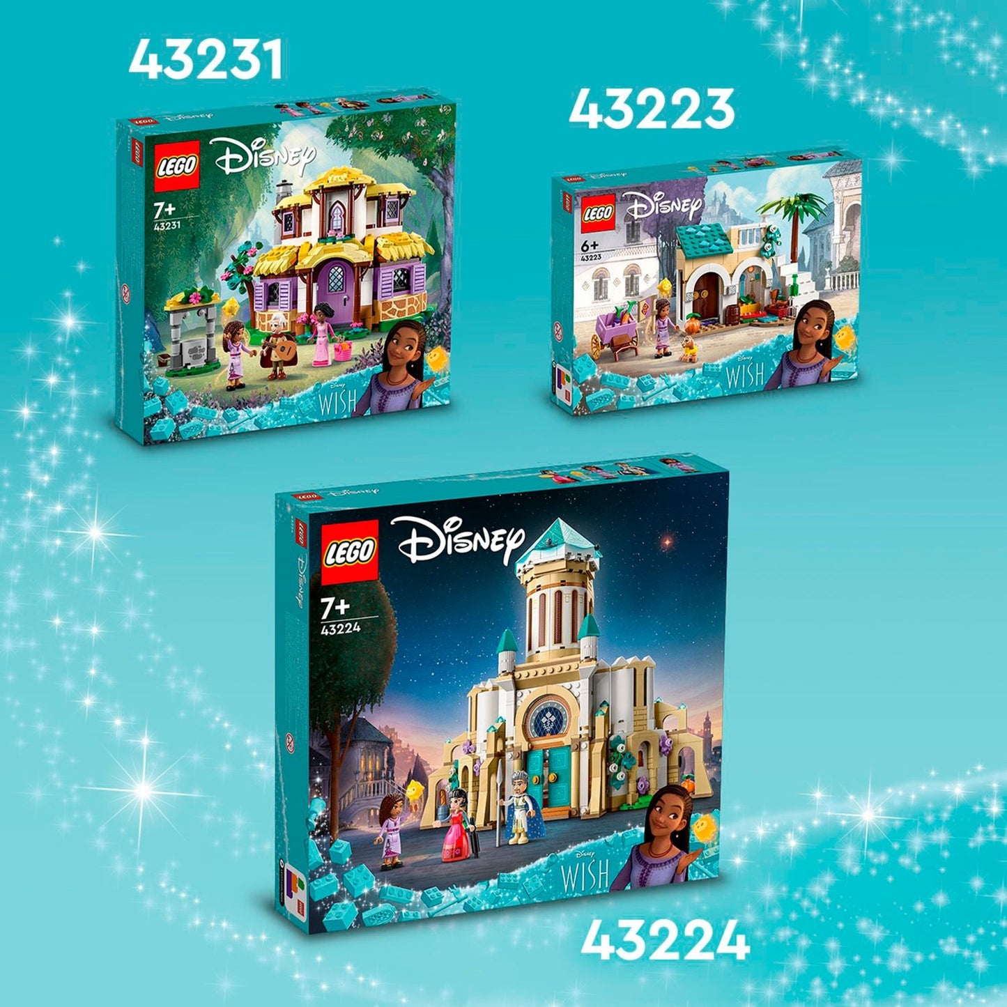 Lego Disney - Giocattolo da costruzione della casa di Asha (43231)