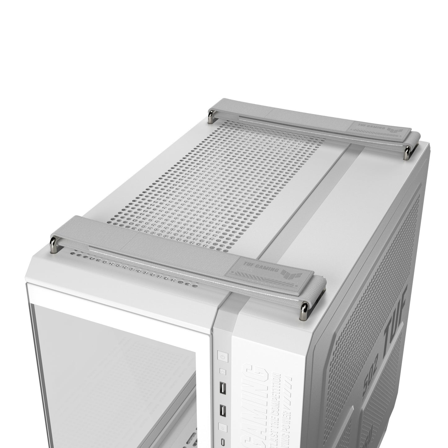 Custodia midi tower Asus tuf gaming gt502 Horizon Argb (bianco | 3x USB-A | 1x USB-C | vetro temperato)