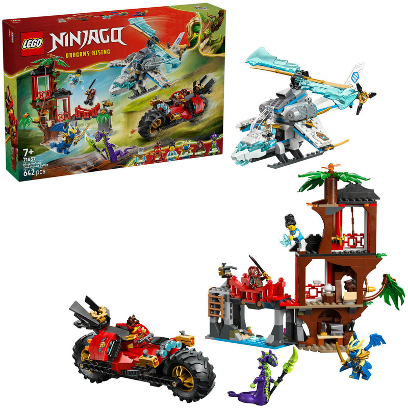 Veicoli ninja Lego Ninjago 71857 nella casa sull'albero