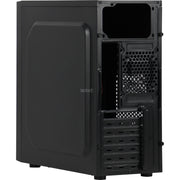 Inter-tech b-42 midi tower behuizing (zwart | 2x usb-a) - afbeelding 3