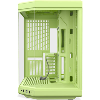 Custodia midi tower Hyte Y70 (verde chiaro | 2x USB-A | 1x USB-C | vetro temperato)