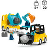 Lego Duplo Town 10475 Veicoli da cantiere 3in1