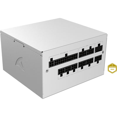 Alimentatore modulare Sharkoon ribelli p20 gen2 da 850 watt (bianco, 1x 12v-2x6, 3x pcie)