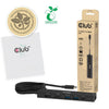 Club 3D CSV-2555 7-1 Hub USB-C a HDMI (Negro, 4K60Hz, PD3.1 140W, USB-A, USB-C, LAN, MicroSD)