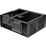 Silverstone sst-gd09b htpc behuizing (zwart | 2x usb-a) - afbeelding 2